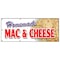 Signmission HOMEMADE MAC & CHEESE BANNER SIGN take carry out food macaroni eat best B-96 Homemade Mac & Cheese - alternate 1